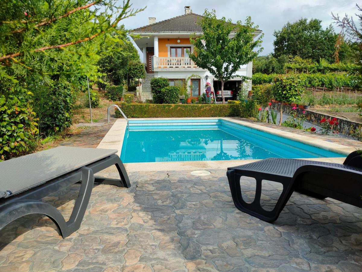 Villa Con Piscina En Panton Ribeira Sacra Galicia Ideal Para Familias Kültér fotó